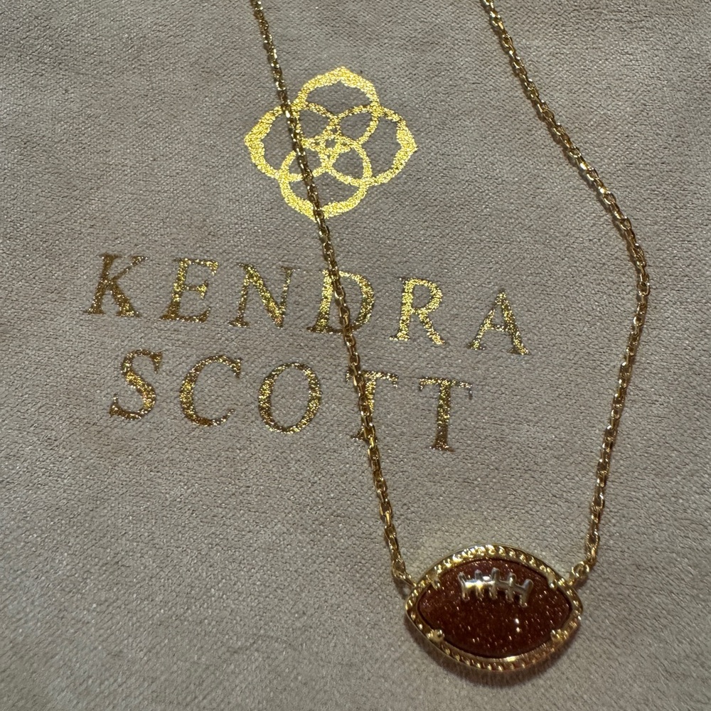 Kendra Scott football necklace